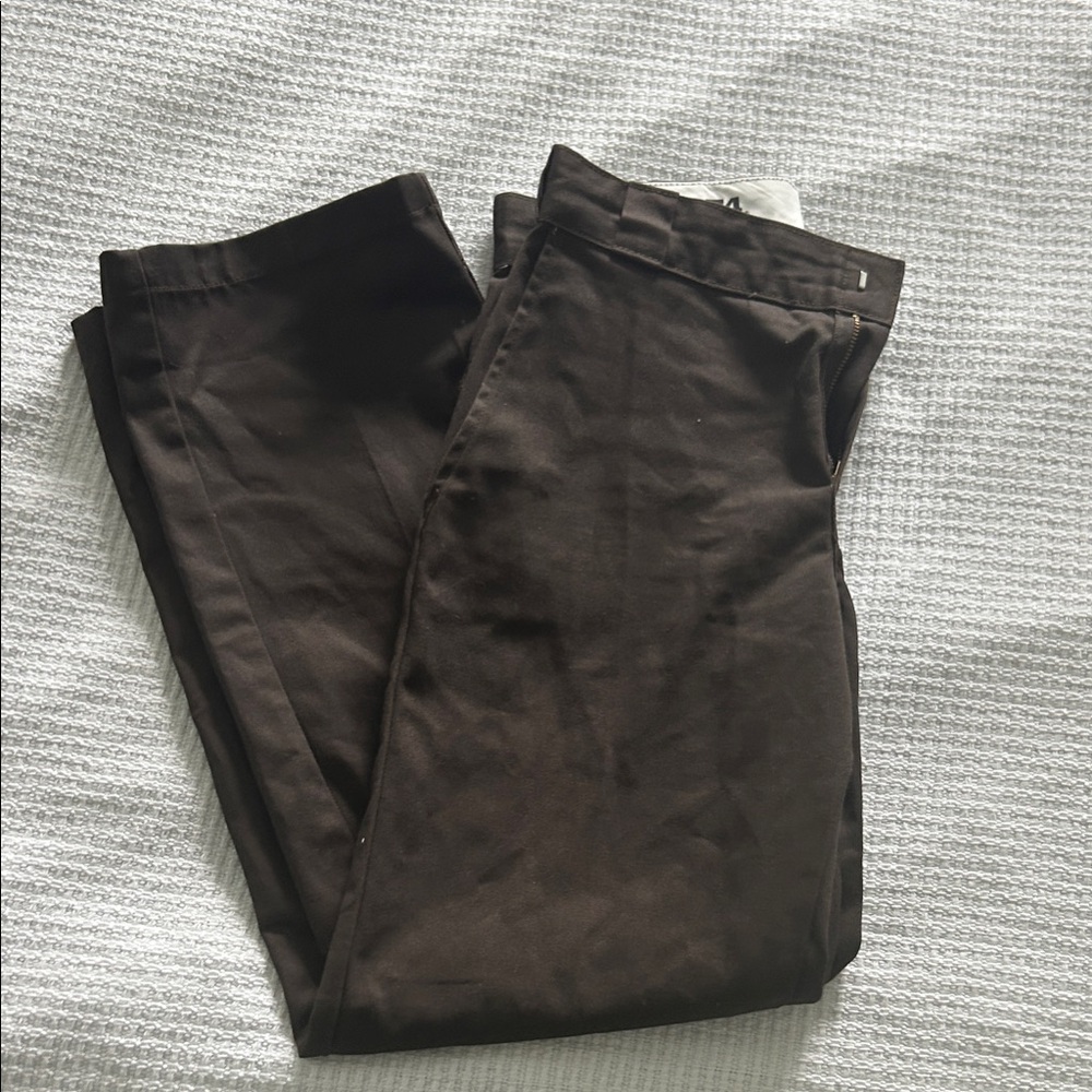 Dickies Men's Dark Brown Chinos
